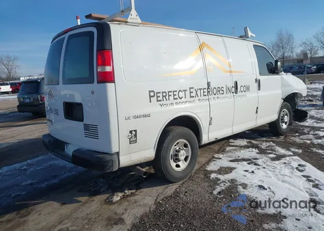 2016 Chevrolet Express 2500 Work Van from USA, damaged, VIN 1GCWGAFF1G1135466